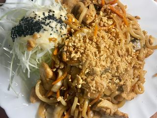 Makaron udon z kurczakiem