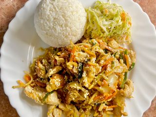 Kurczak pieczony z sezamem