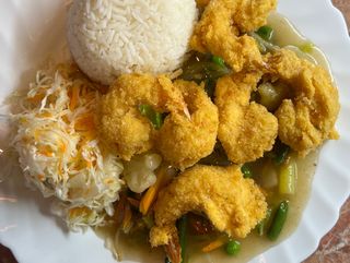 Krewetki w sosie 5 smaków