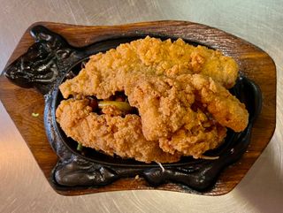 Ryba na gorącym półmisku