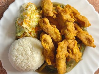 Kurczak w cieście w sosie 5 smaków