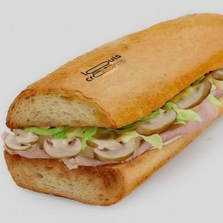 Bagietka szynka & pieczarki duża