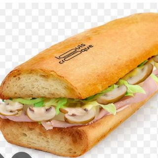 Bagietka szynka & pieczarki mała