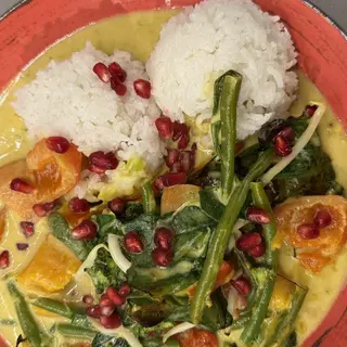 Curry tajskie z ryżem jaśminowym