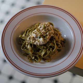 PISTACCHIO BURRATA TAGLIATELLE