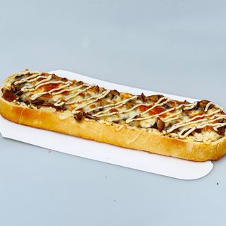 Zapiekanka z pieczarkami