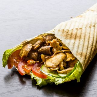 Kebab na cienkim mega
