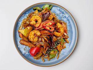 Drunken z krewetkami