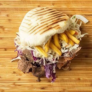 Bułka z frytkami mała