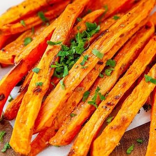 Frytki z batatów duże