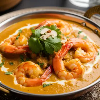 Prawns korma