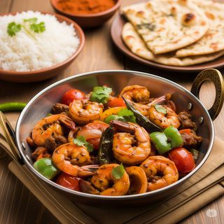 Kadhai Prawns