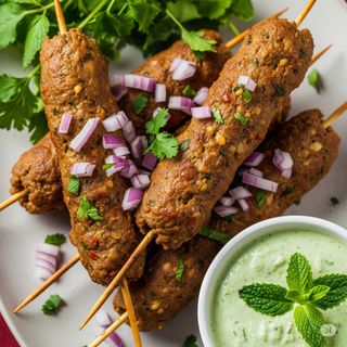 Mutton seekh kebab