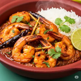 Prawns vindaloo