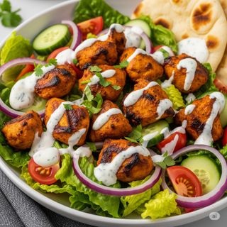 Chicken tikka salad