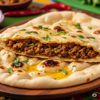 Mutton keema naan