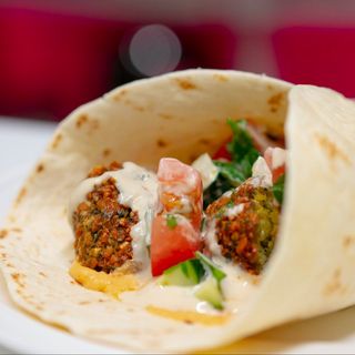 Pita średnia z frytkami 