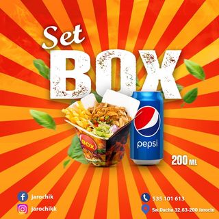 Mały Box SET,pepsi 200 ml