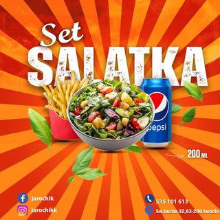 Salatka SET,pepsi 200 ml