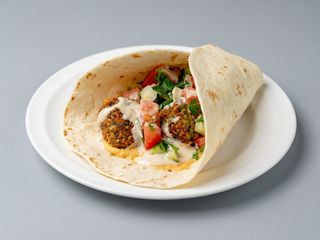 Pita średnia z frytkami 