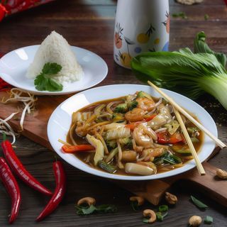 59. Krewetki w pięciu smakach 8szt.