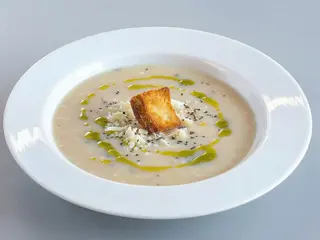 Krem z białych warzyw