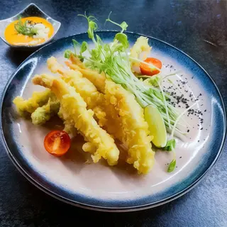 Krewetki w tempurze