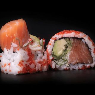 California łosoś, awokado