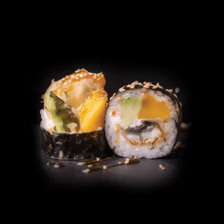 Futomaki węgorz w tempurze