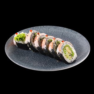 Futomaki krewetki i kremowe awokado w tempurze