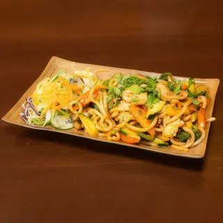 Udon z krewetkami