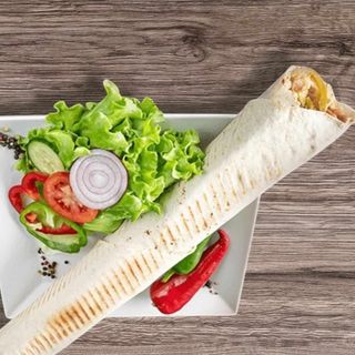 Kebab na cienkim cieście średni