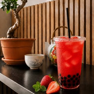 Truskawka Boba Tea