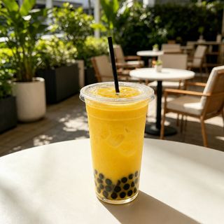 Mango Boba Tea