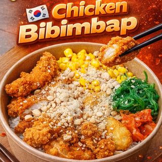 Bibimbap z Kurczak z udka