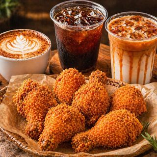 Skrzydełka no Kawa set