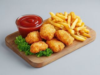 Nuggetsy z frytkami