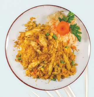 Ryż smażony z kurczakiem