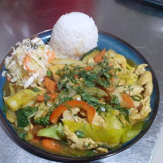 Wołowina w sosie curry żółtym