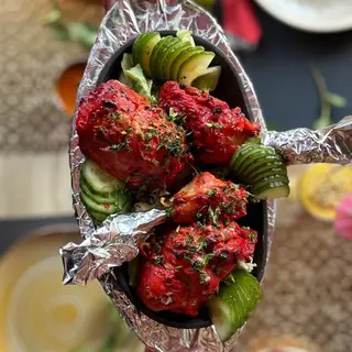 TANDOORI CHICKEN 4 szt. + plain naan