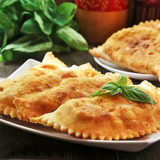 Pieróg z mięsem XXL smażony na oleju