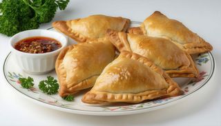 Pierog XXL z kapustą i pieczarkami