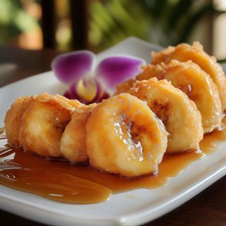 Banan w cieście kokosowym