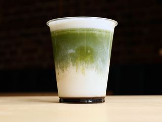 Kinako matcha latte