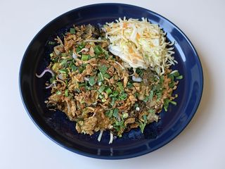 Makaron sojowy z kurczakiem