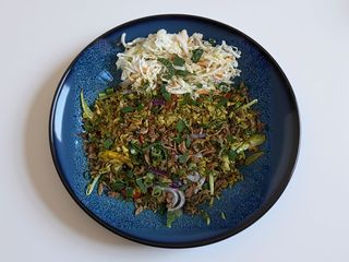 Ryż smażony z wieprzowiną