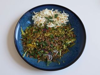 Ryż smażony z krewetkami