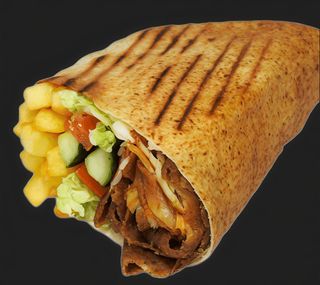 Kebab meksykański z serem pita
