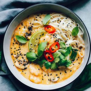 Zupa Laksa  z kurczakiem 450 ml