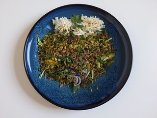 Ryż smażony z krewetkami